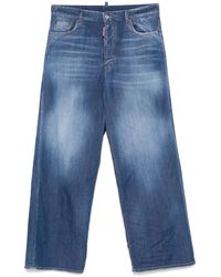 DSquared² - Vaqueros con logo bordado - Lyst
