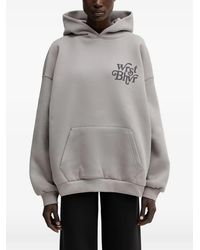 WRSTBHVR - Reen V2 Logo-Print Pouch-Pocket Hoodie - Lyst