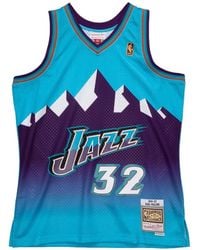 Mitchell & Ness - X Nba Utah Jazz 1996-1997 Karl Malone Reload Swingman Jersey - Lyst