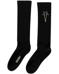 Rick Owens - Pentagram Knee-High Socks - Lyst