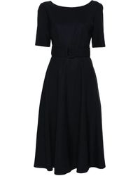 P.A.R.O.S.H. - Flared Midi Skirt - Lyst