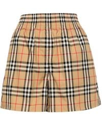 Burberry - Shorts Mit Vintage-Check - Lyst
