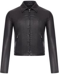 Gucci - Leren Jack Met Rits - Lyst
