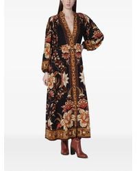 FARM Rio - Majestic Garden Buttoned Maxi Dress - Lyst