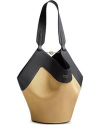 KHAITE - Petit Sac Cabas Lotus En Cuir - Lyst