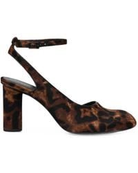POTAMY - Leopard-Print Slingback Pumps - Lyst