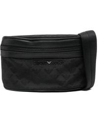 Emporio Armani - Logo-pattern Belt Bag - Lyst