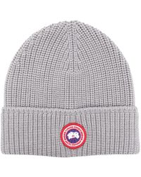 Canada Goose - Arctic Disc Knitted Wool Beanie - Lyst