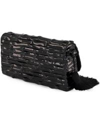 Glorinha Paranagua - Gaya Lacquered Bamboo Clutch Bag - Lyst