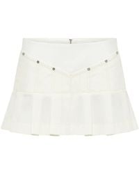 Dion Lee - Wrench Pleated Mini Skirt - Lyst