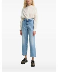 Sessun - Blouse Texturée À Boutons Dorés - Lyst