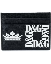Dolce & Gabbana Portacarte con stampa - Nero
