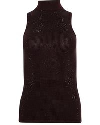 David Koma - Top Con Strass - Lyst