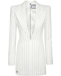 Philipp Plein - Mini-Jurk Verfraaid Met Kristallen - Lyst