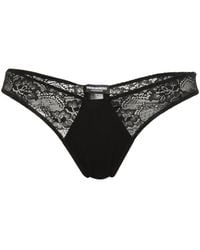 DSquared² - Lace-detailing Thong - Lyst