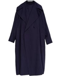 Issey Miyake - Cotton Trench Coat - Lyst