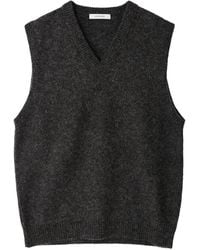 Lemaire - V-Neck Sweater Vest - Lyst