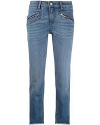 Zadig & Voltaire - Ava Slim-cut Cropped Jeans - Lyst