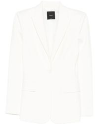 Pinko - Tailored Jacket With Notched Lapel - Lyst