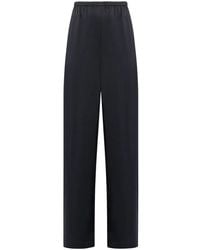 Ferragamo - High-Waist Straight Trousers - Lyst