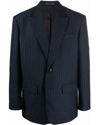 Valentino Garavani - Pinstriped Suit Jacket - Lyst