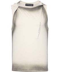 Y. Project - Twisted Shoulder Cotton Tank Top - Lyst