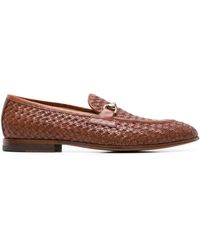 SCAROSSO - Alessandro Woven Leather Loafers - Lyst