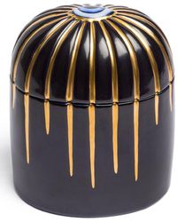 L'objet Bougie Lito Bleu - Noir