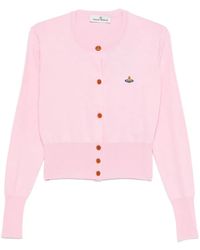 Vivienne Westwood - Orb Logo Bea Cardigan - Lyst