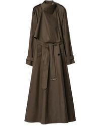 Burberry - Gabardina Con Cinturón - Lyst