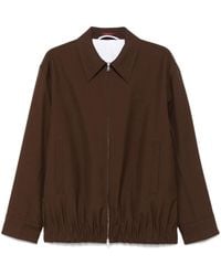 Gucci - Wool Jacket With Pointed Collar - Lyst