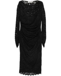 Diane von Furstenberg - Darrius Long-Sleeve Mini Dress - Lyst