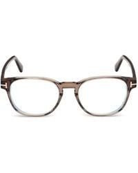Tom Ford - Bril Met Rond Montuur - Lyst