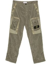 Stone Island - Logo-Patch Cargo Pants - Lyst
