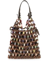 STAUD - Karla Bead-Embellishment Shoulder Bag - Lyst