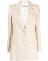 Rodebjer - Notched-lapel Single-breasted Blazer - Lyst