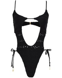 Amir Slama - X Jade Picon Openwork Swimsuit - Lyst