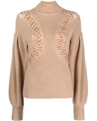 Ulla Johnson - Jersey con detalle de ganchillo - Lyst