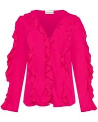 Nicholas - Amira Ruffle Top - Lyst