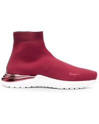 Ferragamo - Ninette Sock-Sneakers - Lyst