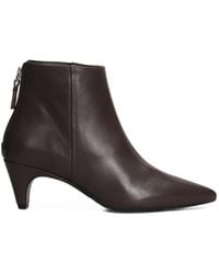 Evaluna - Point-Toe Zip-Fastening Ankle Boots - Lyst