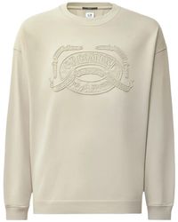 C.P. Company - Sweat À Logo Brodé - Lyst