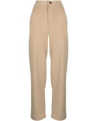 Vince - High-waisted Straight-leg Trousers - Lyst