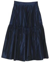 ROSSO35 - Falda Midi A Capas Escalonadas - Lyst