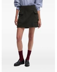 Aspesi - Flap-Pocket Mini Skirt - Lyst
