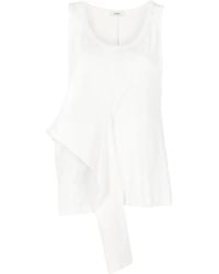 Goen.J - Knot-Detailing Cotton Tank Top - Lyst