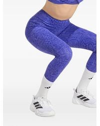adidas - Optime Primelift Snake 7/8 Leggings - Lyst