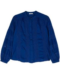 Scotch & Soda - Broderie-anglaise Cotton Blouse - Lyst