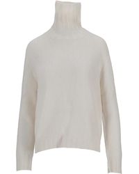 LA ROSE - Roll-Neck Sweater - Lyst