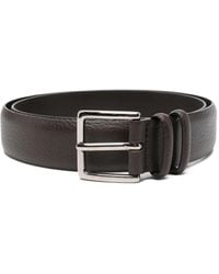 Orciani - Pebble-Grain Leather Belt - Lyst